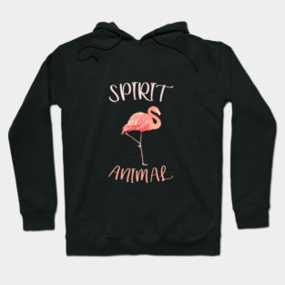 Flamingo Spirit Animal Hoodie