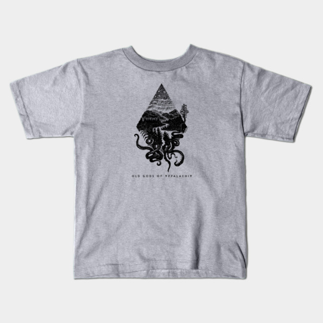 Old Gods of Appalachia: Fauna and Flora (by @aleks7even – dark print) Kids T-Shirt by Old Gods of Appalachia