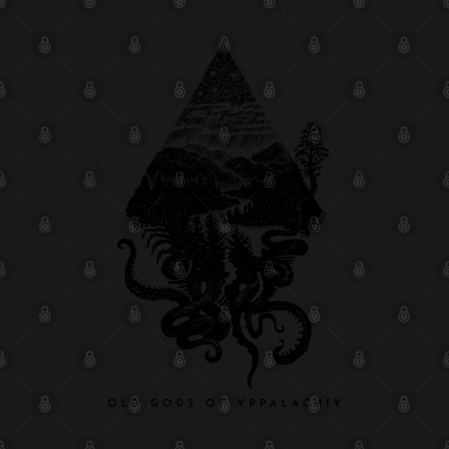 Old Gods of Appalachia: Fauna and Flora (by @aleks7even – dark print) by Old Gods of Appalachia