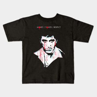 Scarface movie art inspired Kids T-Shirt