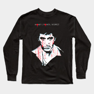 Scarface movie art inspired Long Sleeve T-Shirt