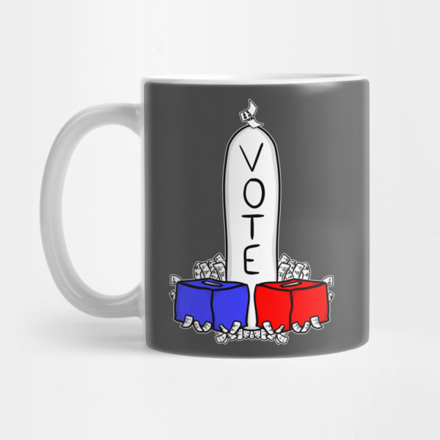 Vote Phallic Dick Joke Ballot Box by belownormal