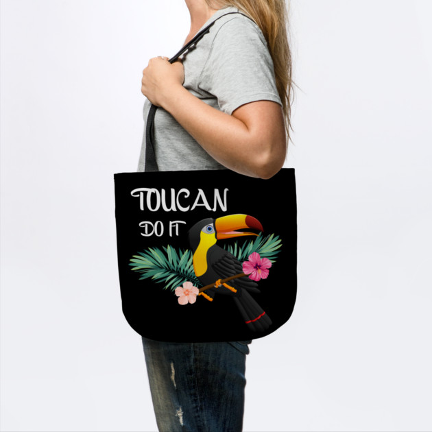 Toucan Do It, Tropical Bird Motivational by logiamerch