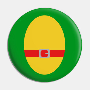 Red Ninja Turtle Last Minute Costume Halloween Pin