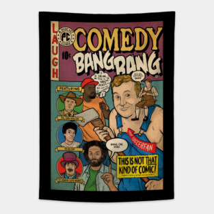 Comedy Bang Bang Tapestry