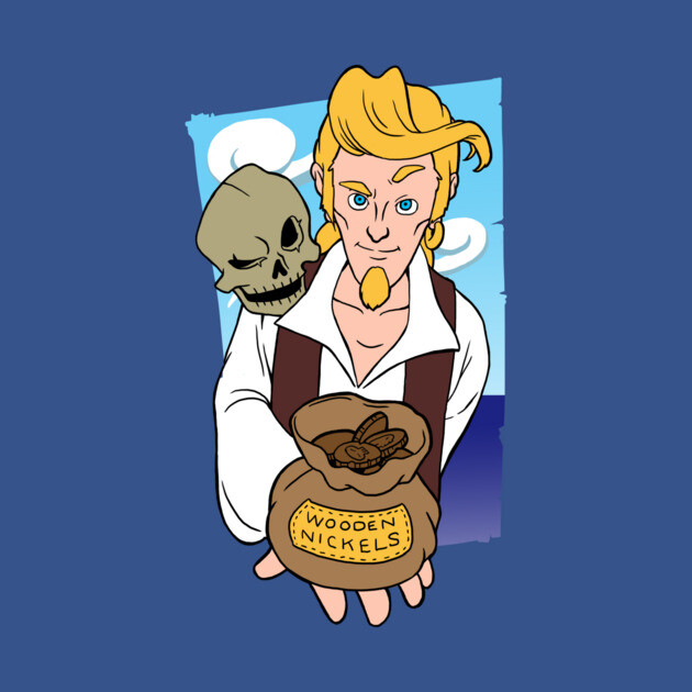 Guybrush and Murray Monkey Island Kids T-Shirt TeePublic