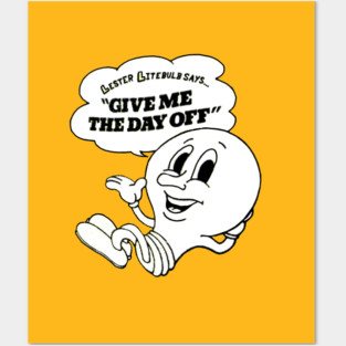 Lester Lightbulb Posters and Art