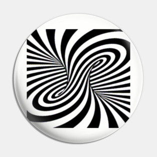 Optical Illusion Pin