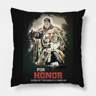 Knights Templar / The crusader / FOR HONOR motto / Living History Pillow