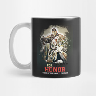 Knights Templar / The crusader / FOR HONOR motto / Living History Mug