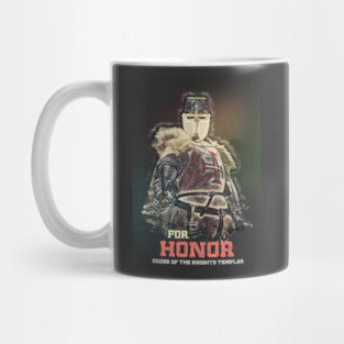 Knights Templar / The crusader / FOR HONOR motto / Living History Mug