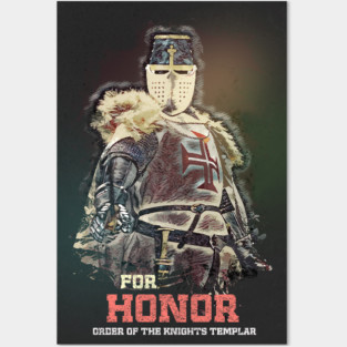 Knights Templar / The crusader / FOR HONOR motto / Living History Posters and Art