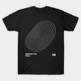 Mercury Rev / Holes / Minimal Graphic Design Tribute T-Shirt
