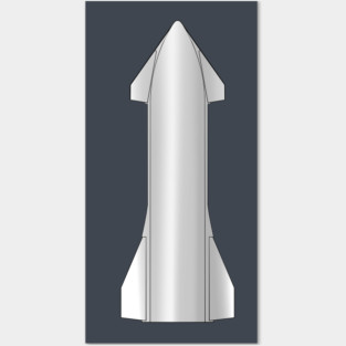 SpaceX Starship Posters and Art