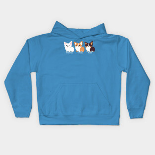 Corgi Chart Kids Hoodie