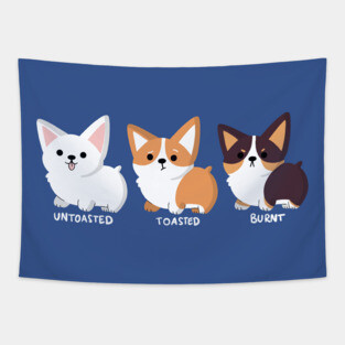 Corgi Chart Tapestry