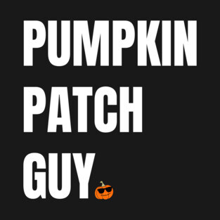 Pumpkin Patch Guy - Minimalist Design with a Pumpkin T-Shirt