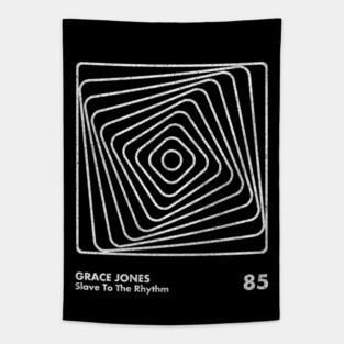 Grace Jones / Slave To The Rhythm / Minimal Graphic Design Tribute Tapestry
