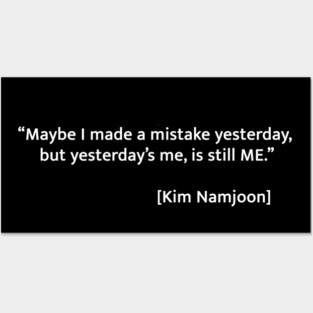 Kim Namjoon BTS quote Posters and Art
