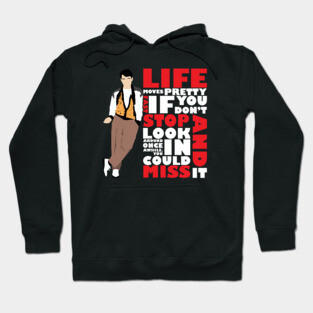 Life Moves Pretty Fast (White) Hoodie