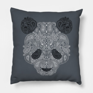 Paisley Panda Pillow