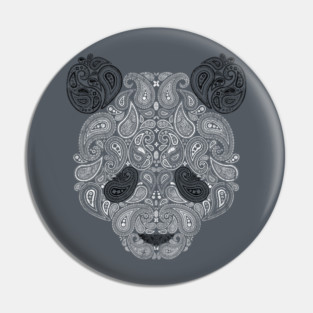 Paisley Panda Pin