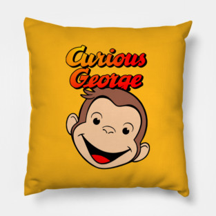Curious George In Living Color Pillow