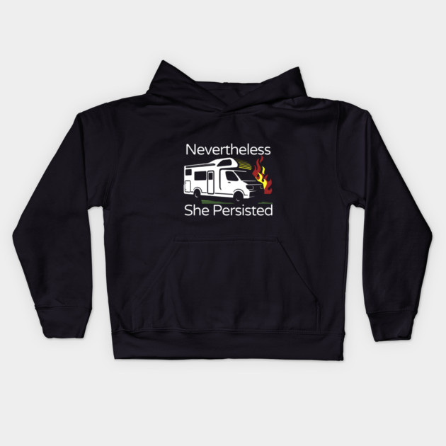 Nevertheless She Persisted Kids Hoodie by belownormal