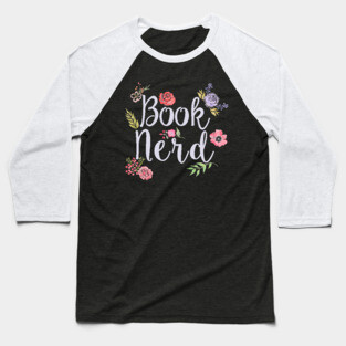 Book Nerd Reverse Baseball T-Shirt