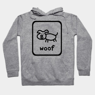 Self Portrait Dog Outline Hoodie