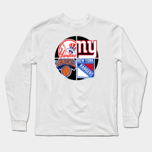 New York Sports Custom Long Sleeve T-Shirt