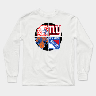 New York Sports Custom Long Sleeve T-Shirt
