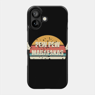 funny vintage pew pew madafakas Phone Case
