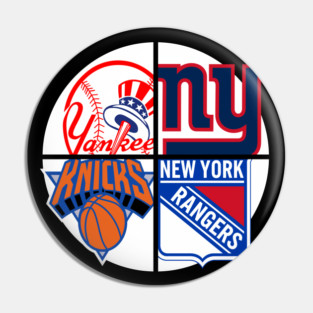 New York Sports Teams Custom Pin