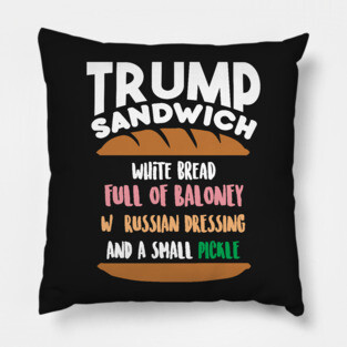 Trump Sandwich Pillow