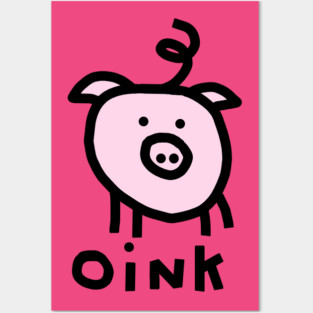 Pig Posters and Art