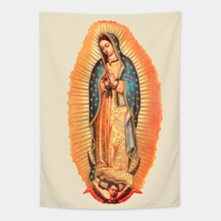 Our Lady of Guadalupe : Nuestra Señora de Guadalupe Tapestry