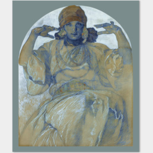 Portrait of Jaroslava Posters and Art