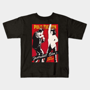 Pulp Fiction twist dance art print Kids T-Shirt
