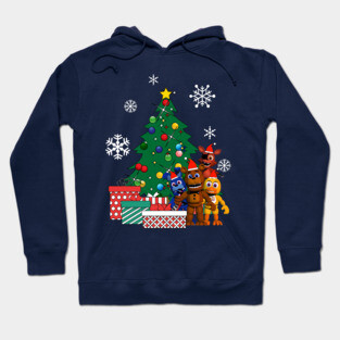 Five Nights At Freddys Around The Christmas Tree Hoodie
