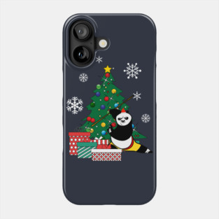 Kung Fu Panda Around The Christmas Tree Phone Case