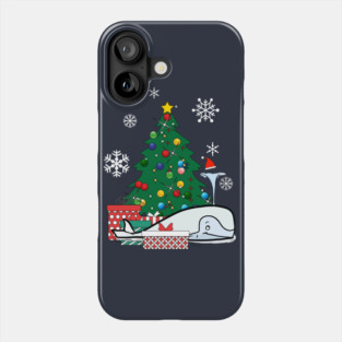 Moby Dick Around The Christmas Tree Phone Case