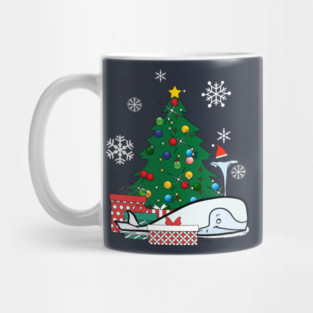 Moby Dick Around The Christmas Tree Mug