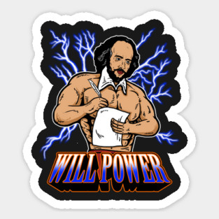 Will (Shakespeare) Power Sticker