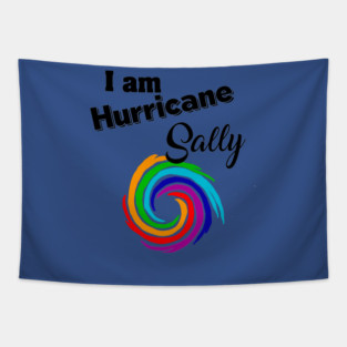 Funny I am Hurricane Sally Art Tapestry