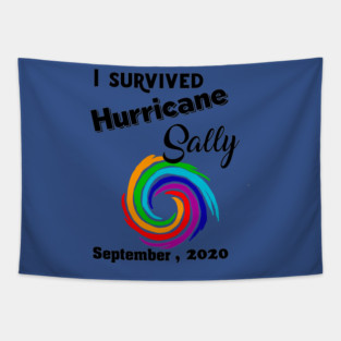 I Survived Hurricane Sally Tapestry