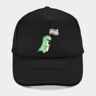 T-Rex For Trans Rights Funny Trans Pride Design Hat
