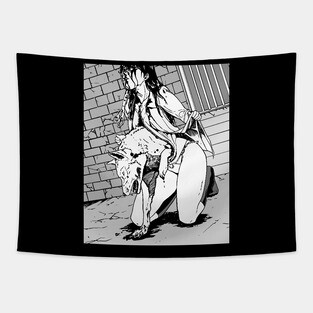 Jinrou Game: Crazy Fox Anime Manga Girl Tapestry
