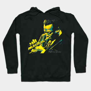 Miles davis. Miles Dewey Davis III. was an American jazz trumpeter, bandleader, and composer. History of jazz and 20th-century music. Cool jazz v13 Hoodie