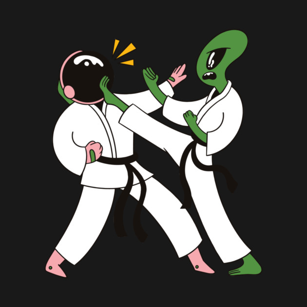 Alien Astronaut Space Karate by Cosmo Gazoo